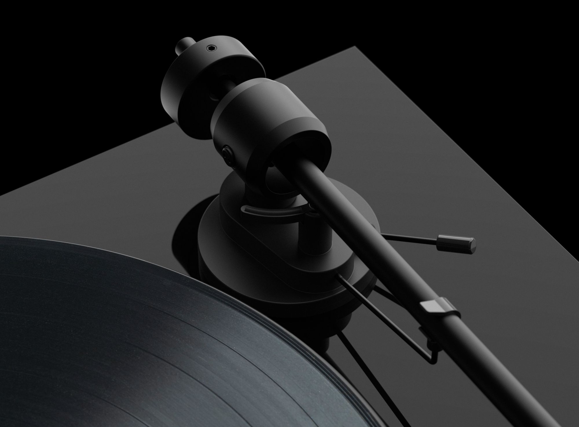 Pro-Ject E1 Turntable Black Tonearm